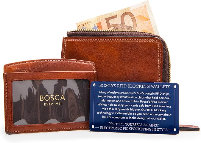 Bosca Men's Dolce Collection - Zip Wallet