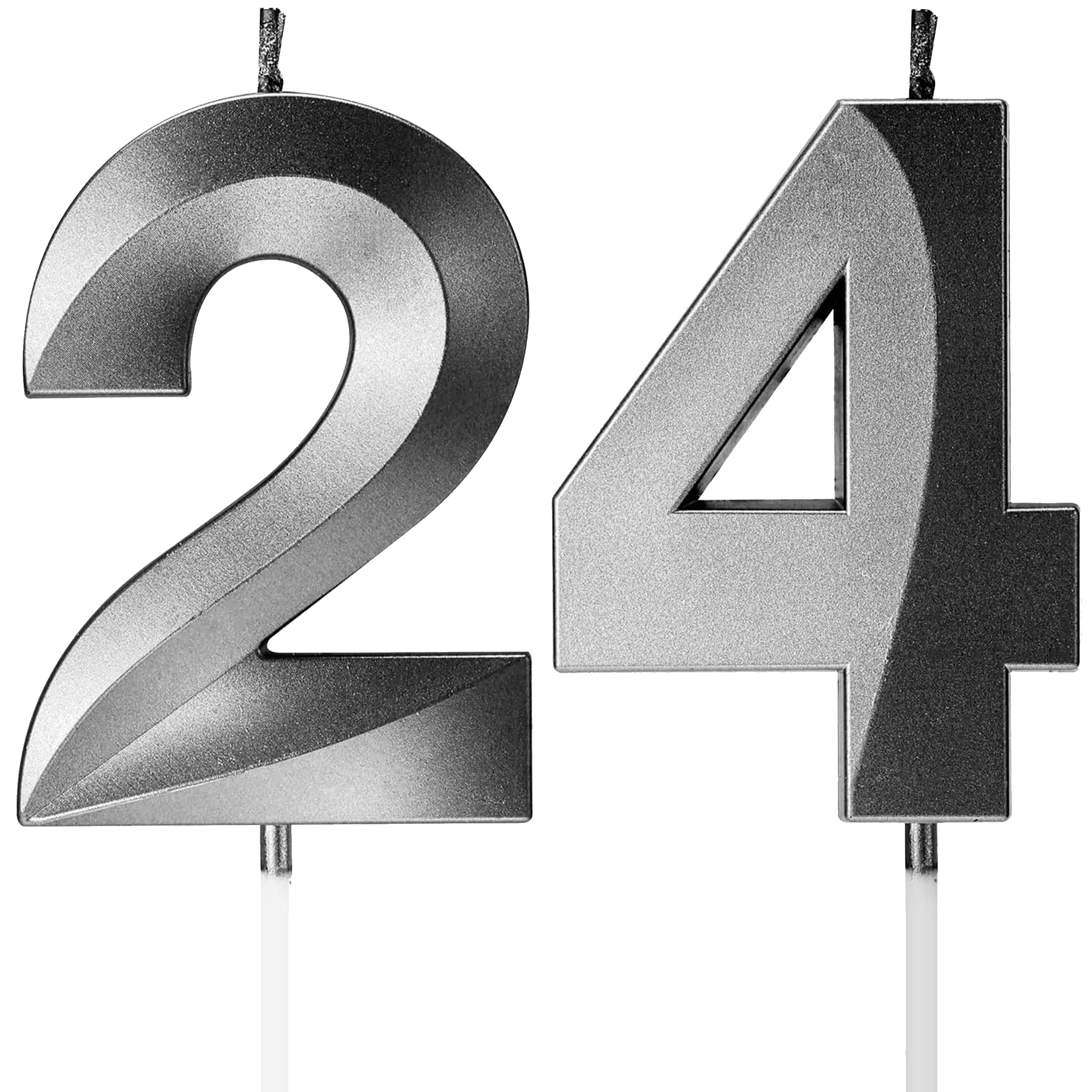 Birthday Candles Number Candles Age Year for Cakes Happy Birthday 3D Designed Wedding Anniversary Party Cake Topper Decorations
