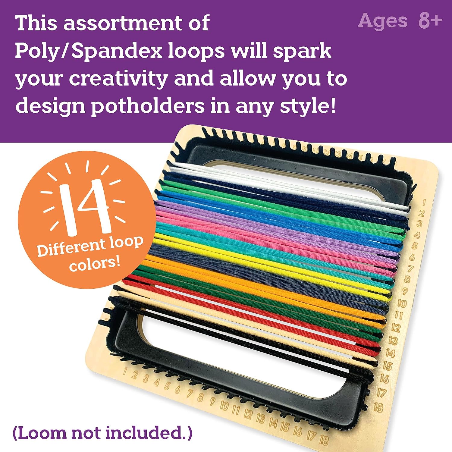 MindWare Make Your Own Weaving Loops Refill Kit - Ages 8 and up