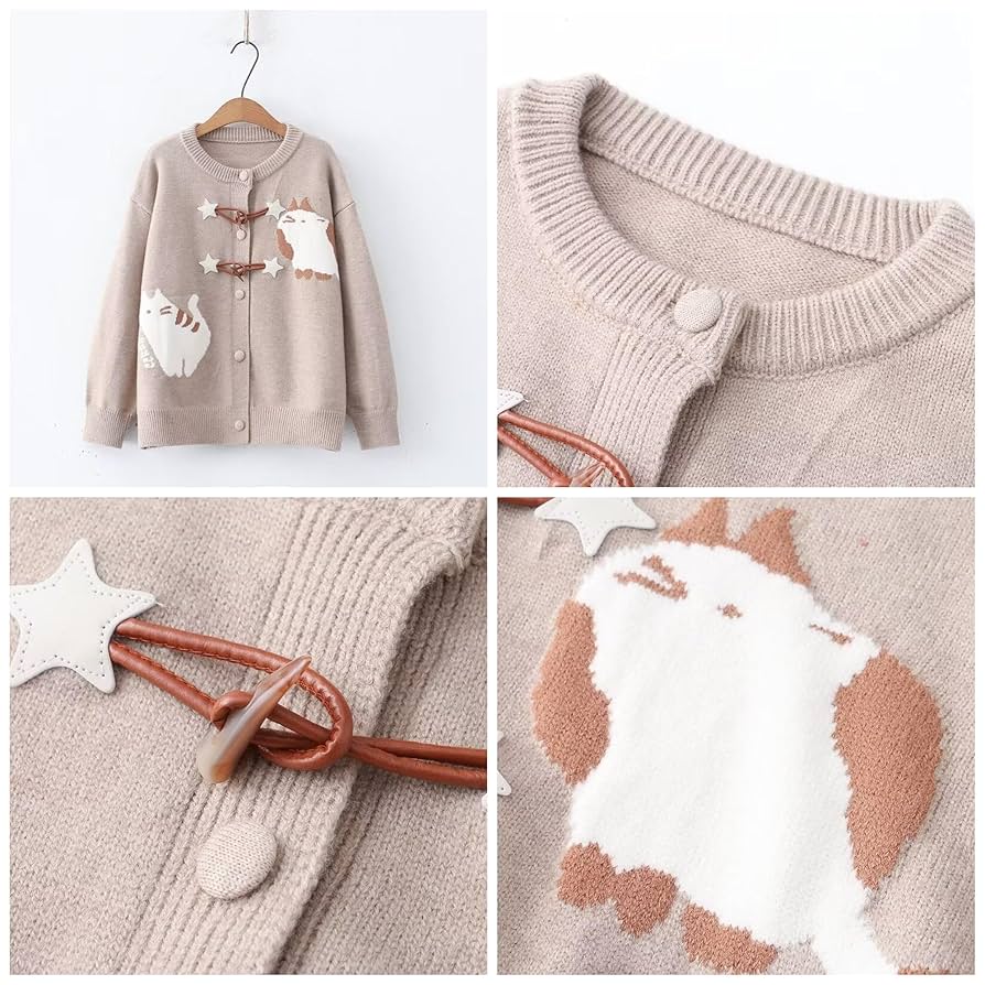 treaturself カーディガン treat urself ロリポップカラーニットカーディガン - メルカリ