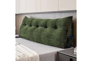 Large Bolster Triangular Wedge Headboard Pillow