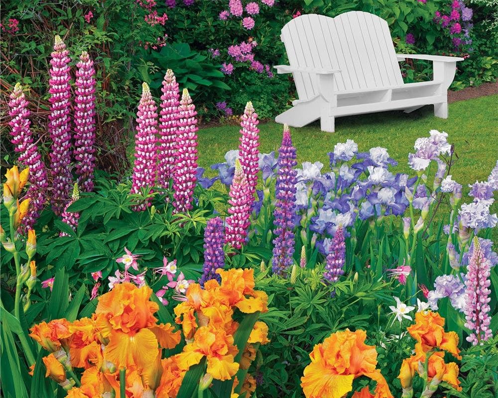 Springbok Puzzles - Garden Retreat - 1500 Piece Jigsaw Puzzle - Large 28.75 Inches by 36 Inches Puzzle - Made in USA - Unique Cut Interlocking Pieces