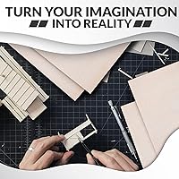 Vista 7 de Hojas de tilo para manualidades de 3 mm, hojas de madera contrachapada de 1/8 pulgada para corte láser, grabado en madera, modelos arquitectónicos