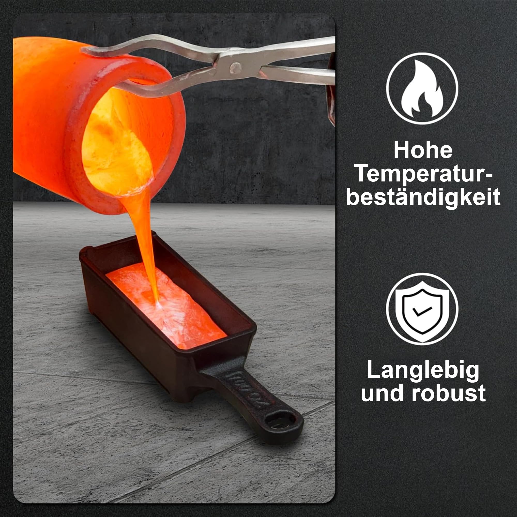 Moule ZTYC en métal moulé (50 oz)