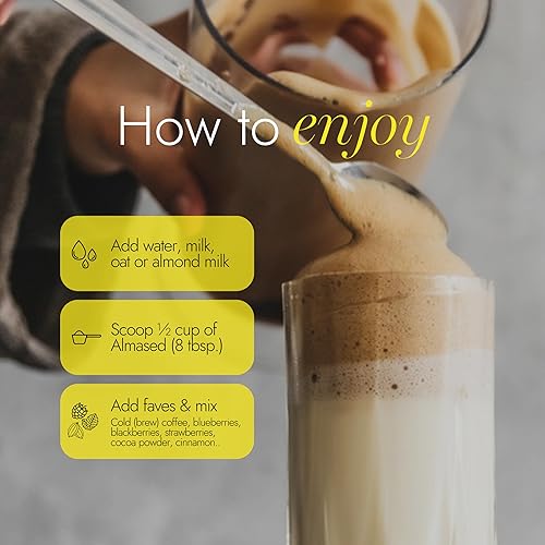 Miniatura 8 de Almased Batido Sustituto de Comidas - Polvo de Proteína de Base Vegetal Alta - Suplemento de Apoyo Nutricional para la Salud del Peso - Sabor