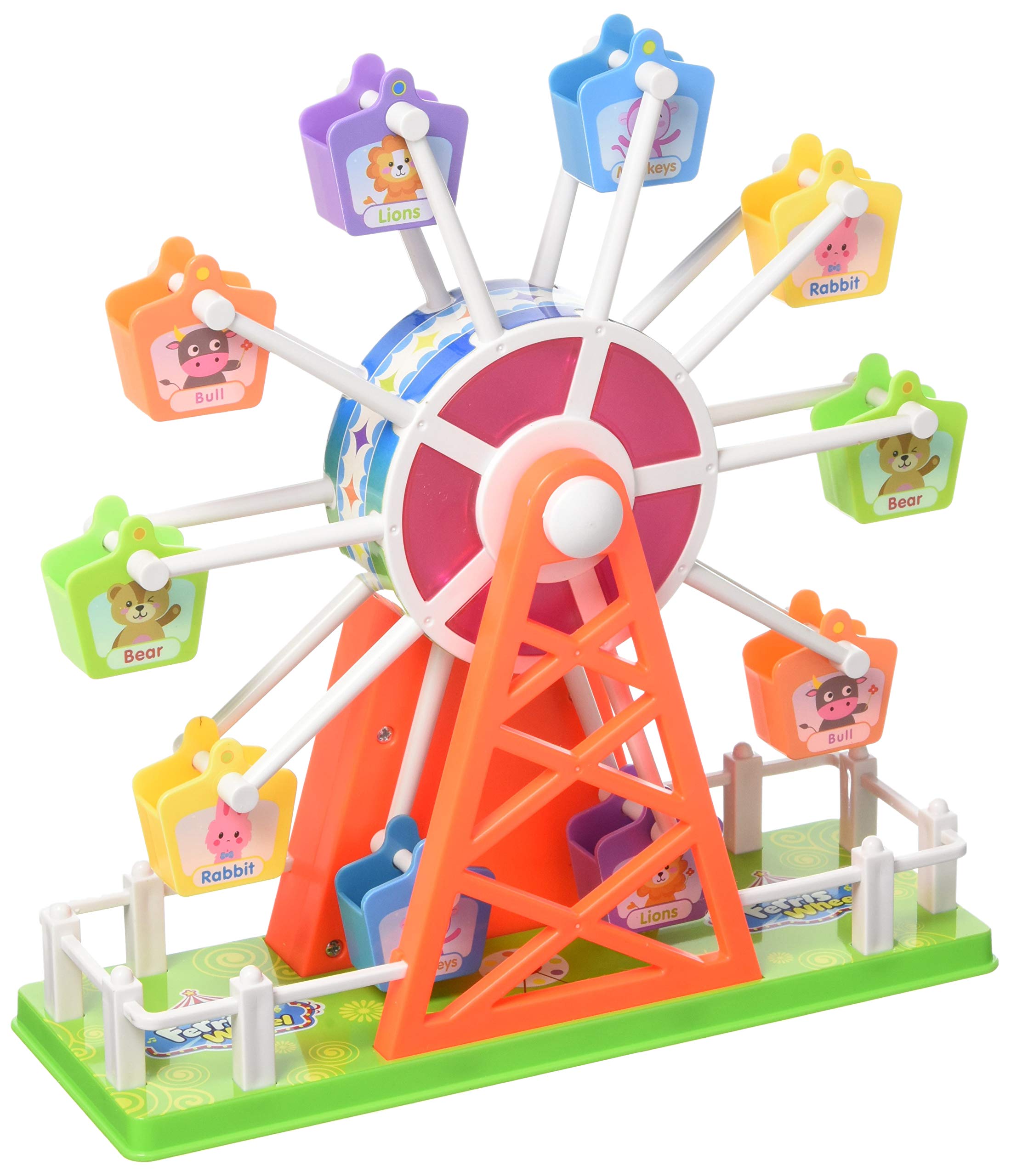 Buy PowerTRC Ferris Wheel Toy with Music and Lights - Animal