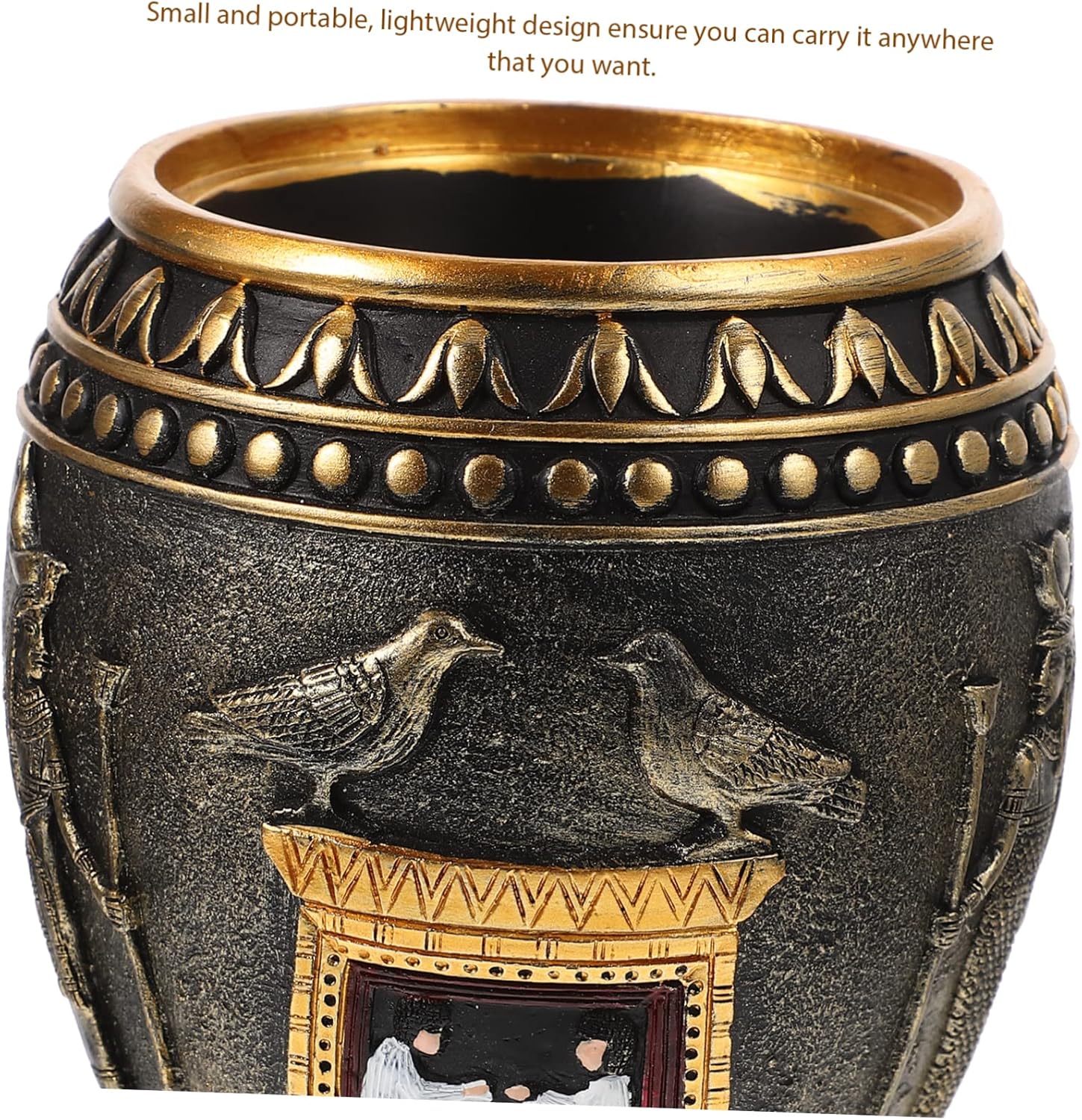 Style Pet Cremation Urn Sealed Cinerary Casket for Cat Dog Ashes Decorative Canopic Jar Lightweight Portable Ash Storage Bottle Memorial Keepsake for Pets
