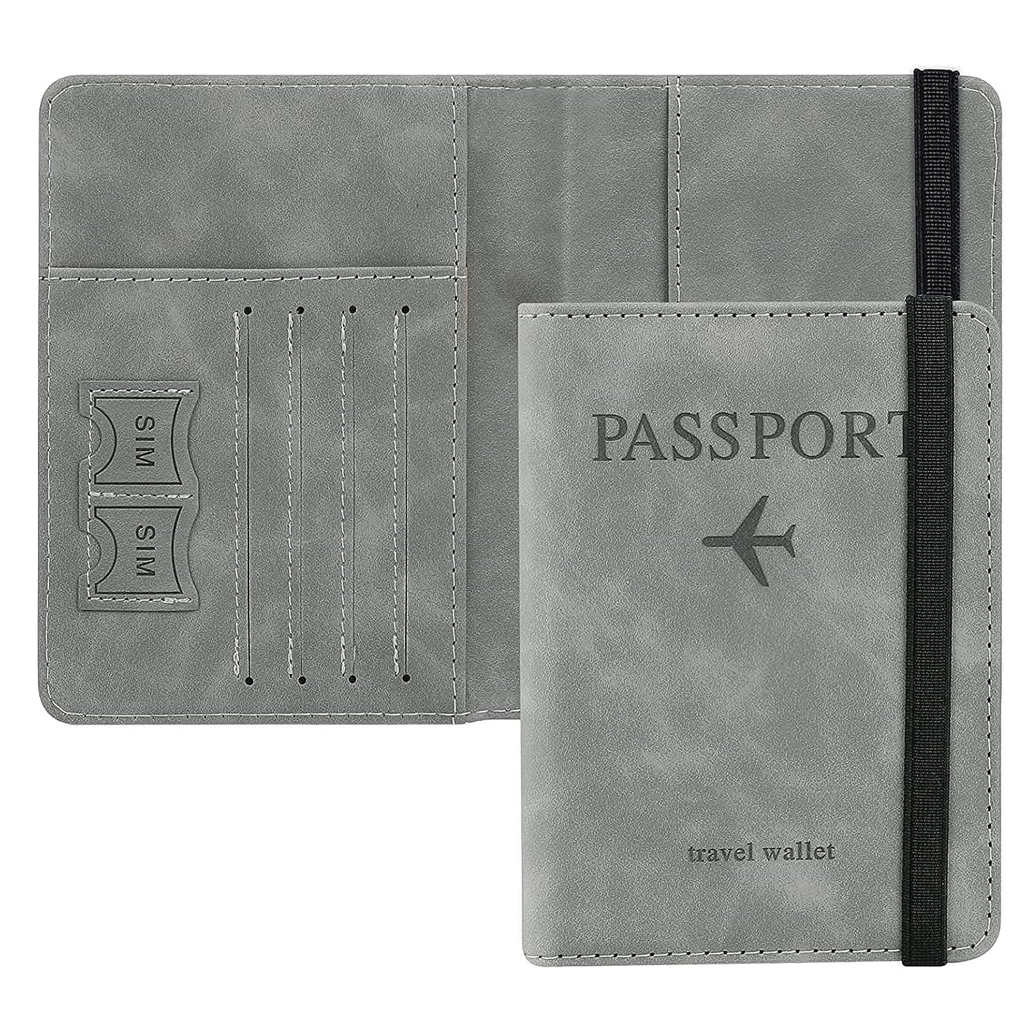 (𝟏𝟓 𝐘𝐞𝐚𝐫𝐬 𝐰𝐚𝐫𝐫𝐚𝐧𝐭𝐲 Passport Holder for Men & Women – Travel Wallet Organizer with Card Slots | Leather Passport Cover with Secure Closure | Multi-Color Travel Accessory-image-33