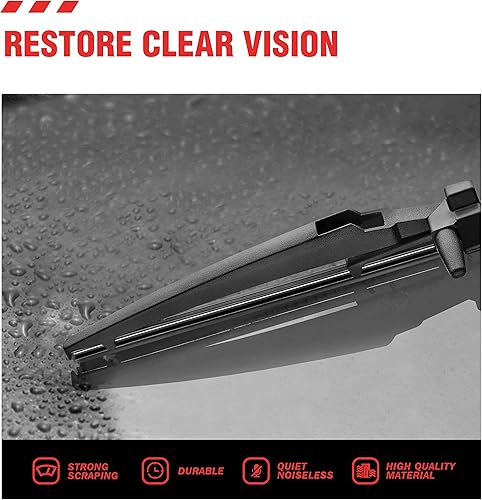 Miniatura 3 de Limpiaparabrisas trasero de 12 pulgadas (12-L) para Toyota 4Runner 2020 2019 2018 2017 2016 2015 2014 2013 2012 2011 2010 (paquete de 2)