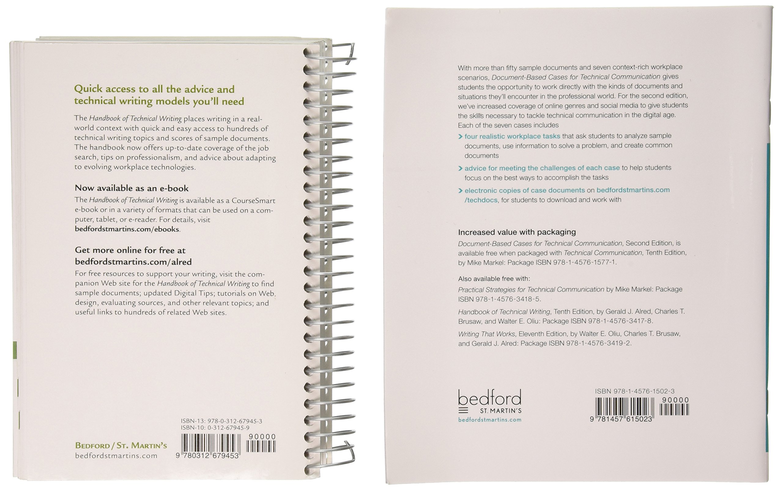 Handbook of Techical Writing + Document-Based Cases for Technical Communication, Second Edition