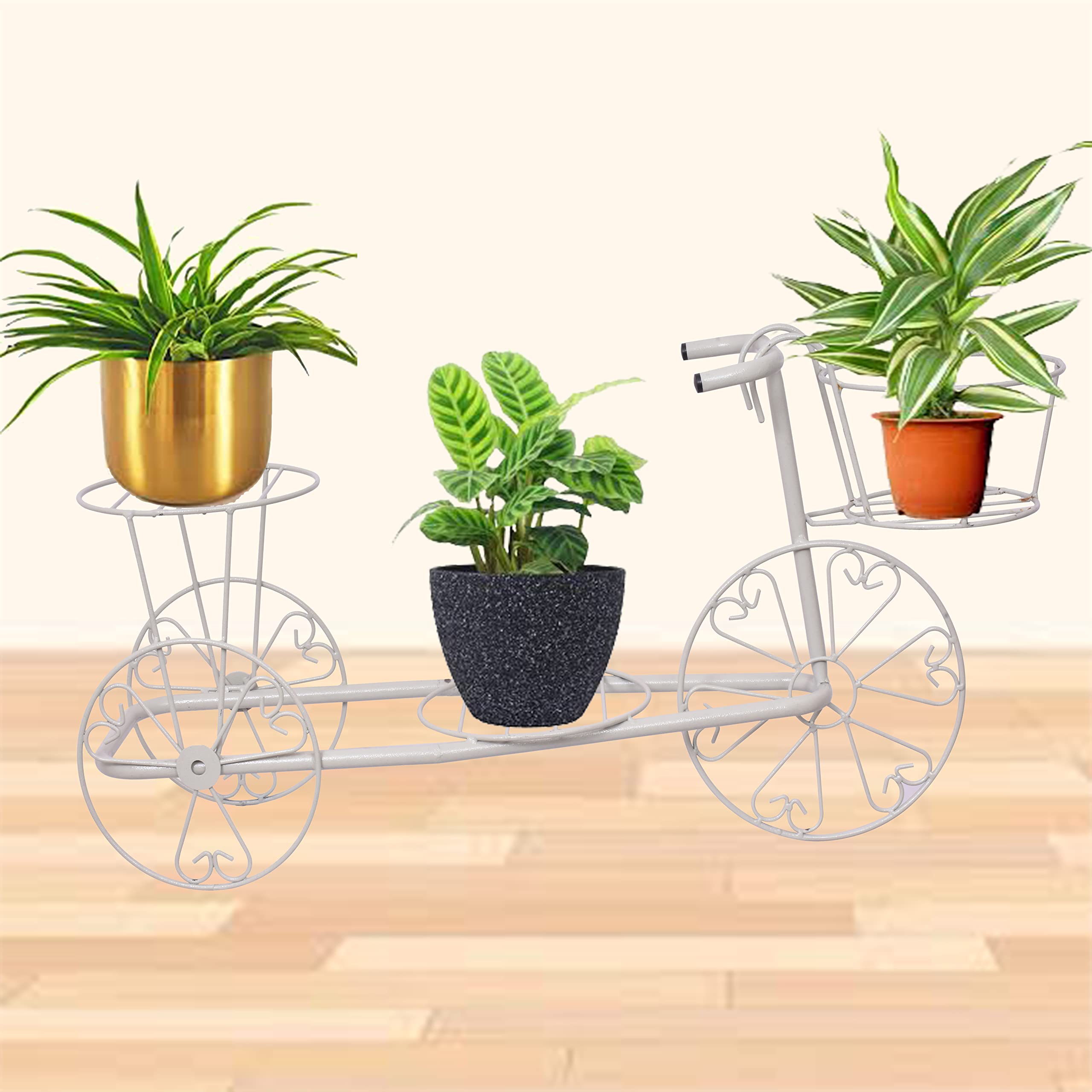 D&V ENGINEERING - Creative in innovation 3-Tiered Indoor/Outdoor Tricycle Plant Stand, Pot stand -Grey (B0982YQ4R5) Amazon Price History, Amazon Price Tracker