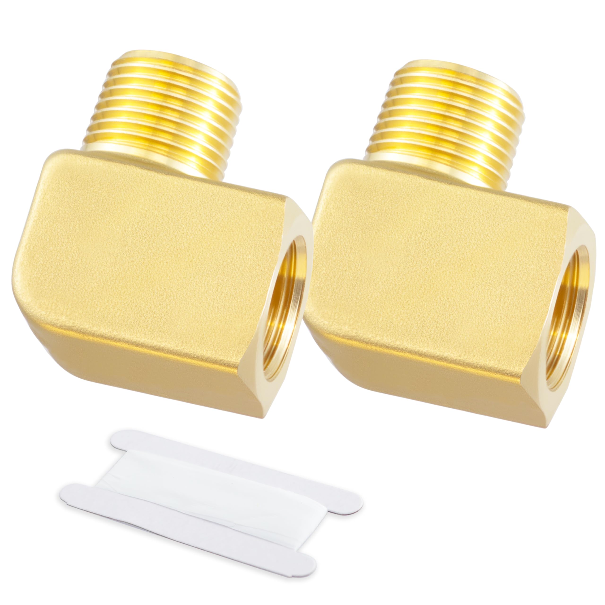 Coude de rue en laiton 3/8 NPT raccord fileté coudé 90° mâle femelle plomberie