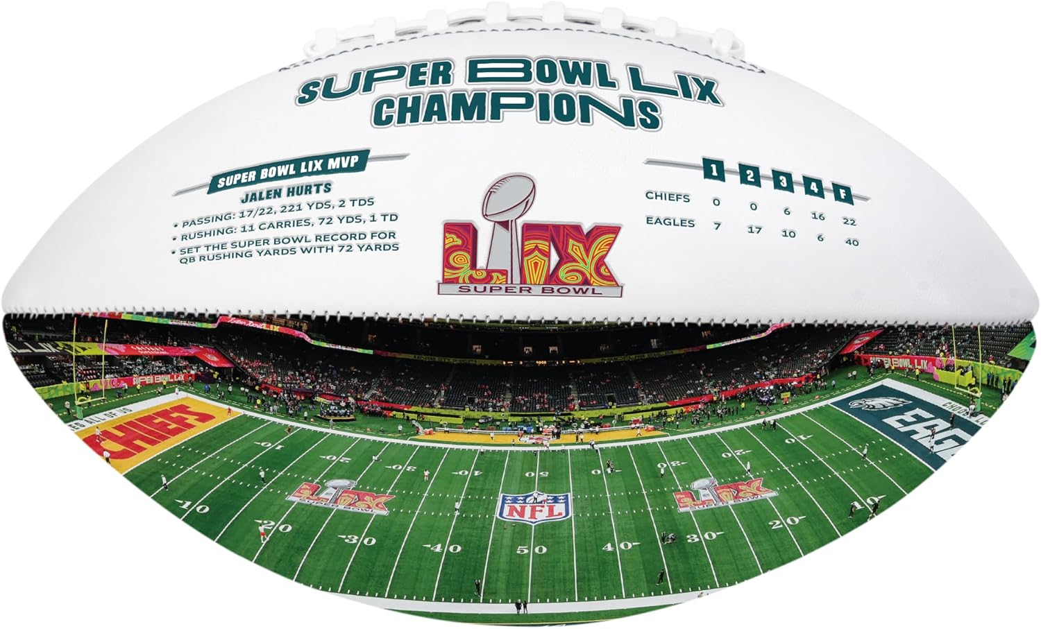Amazon.com: Philadelphia Eagles Super Bowl LIX 59 Champions Full Size ...