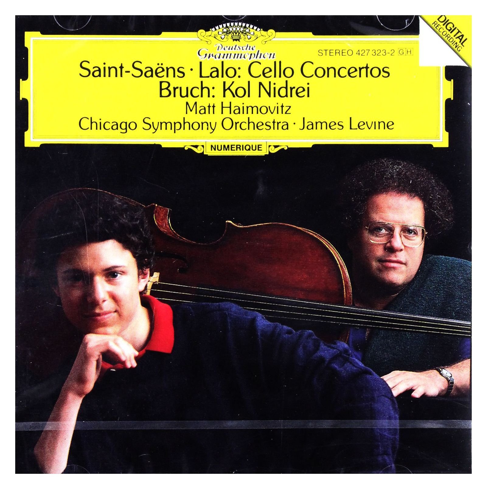 Cello Concertos / Kol Nidrei (Bruch) [Audio CD] Haimovitz, Matt / Levine; Camille Saint-Saëns and James Levine