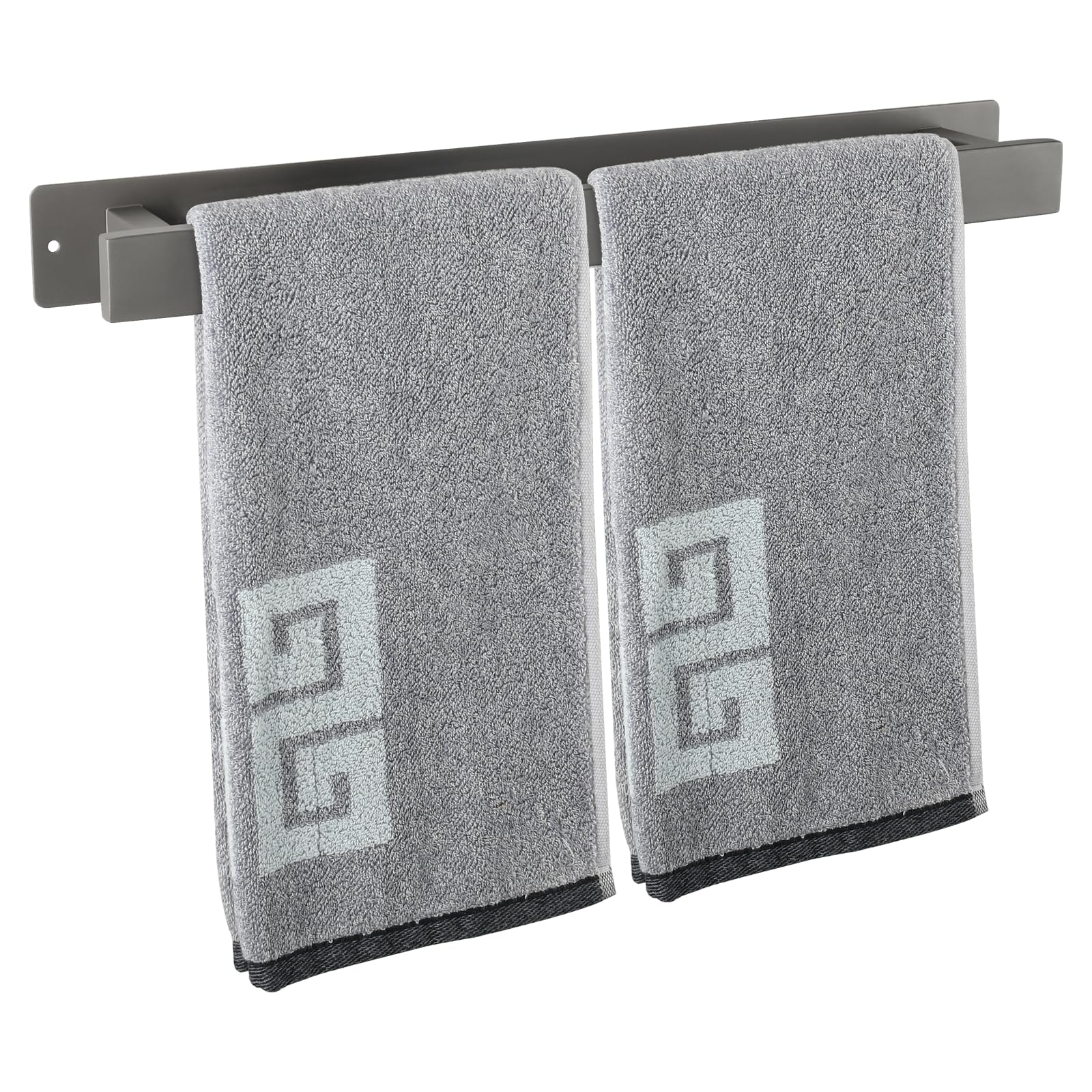 Handtuchstange Badezimmer Handtuchhalter Selbstklebend oder Schraubmontage Edelstahl Handtuchstange Wandmontage Wasserdicht und Rostfrei Geeignet für Badezimmer Wohnmobil Küche