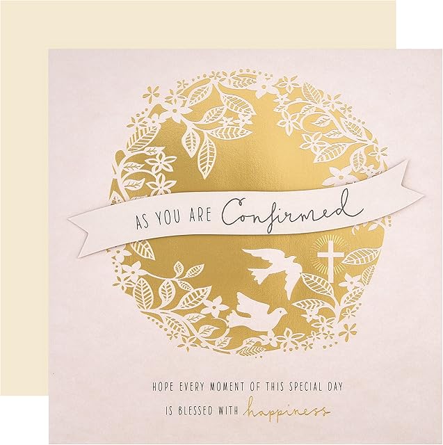 Hallmark Confirmation Celebration Card - Contemporary Religious Design