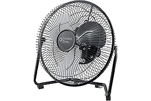 Comfort Zone Cradle Floor Fan - 8 Inch
