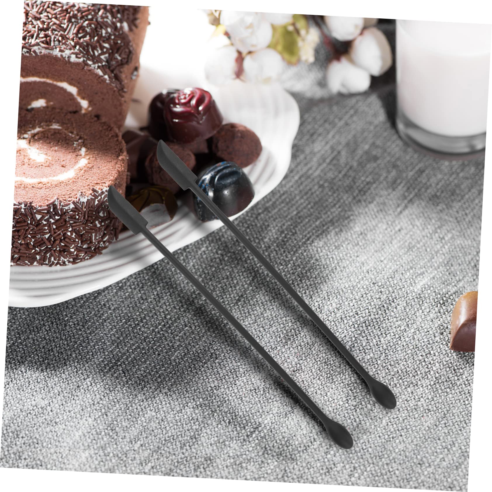 IMIKEYA 24piezas Espátulas De Silicona Para Cocina y Maquillaje De Utensilios De Cocina y Cosméticos Flexibles y Fáciles De Limpiar Para Tarros y Cosméticos