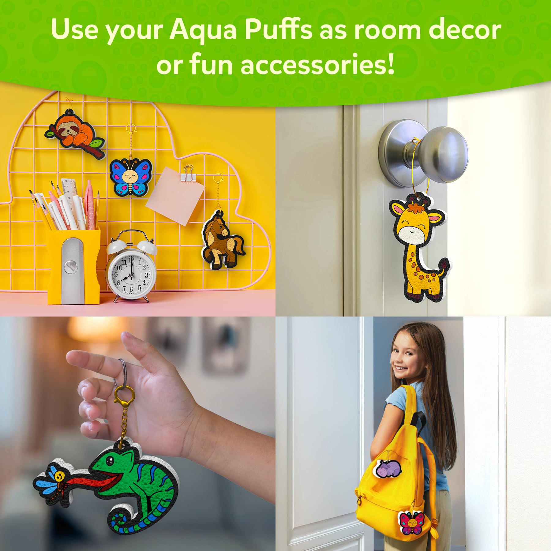 Skillmatics Aqua Puffs - 3D Art Kit, Animals, Mess-Free Painting Craft for Kids, DIY Colour & Inflate Activity, Travel Toys & Creative Gifts for Girls & Boys Ages 4, 5, 6, 7, 8, 9, 10 4