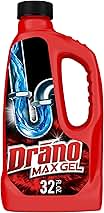 Max Gel Drain Clog Remover and Cleaner for Shower or Sink Drains, Unclogs and Removes Hair, Soap Scum, Blockages, 32 oz