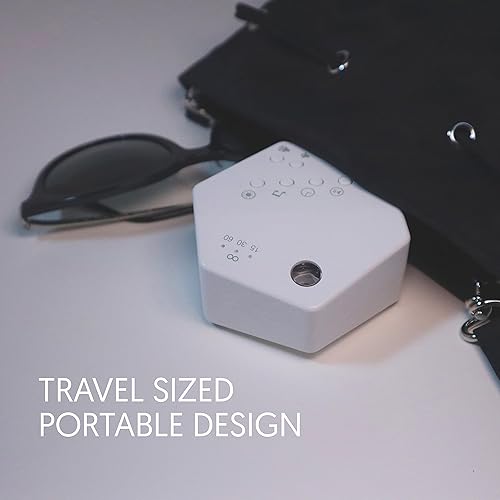 Miniatura 5 de emagine A Breathsync - Máquina de luz y sonido para dormir, luz azul cero, proyector de luz ondulada, máquina de ejercicios de respiración, máquina