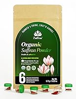 Vista 1 de Zaffrus - Polvo de azafrán orgánico certificado de primera calidad para cocinar arroz azafrán, paella, risotto, sopa, postres y tés de hierbas.