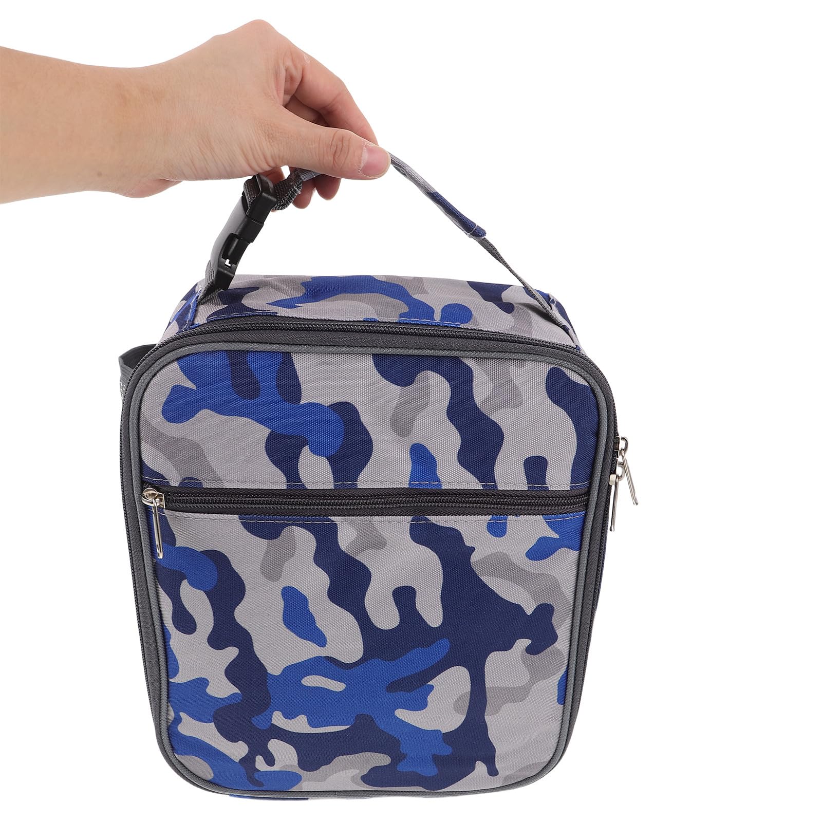 Bolsa Bento Reutilizable para el Almuerzo - Bolso de Mano Oxford Aislante - Refrigerador Térmico de Gran Capacidad para Almacenar Alimentos - Bolsa para Transportar Comida de Picnic 25,6 x