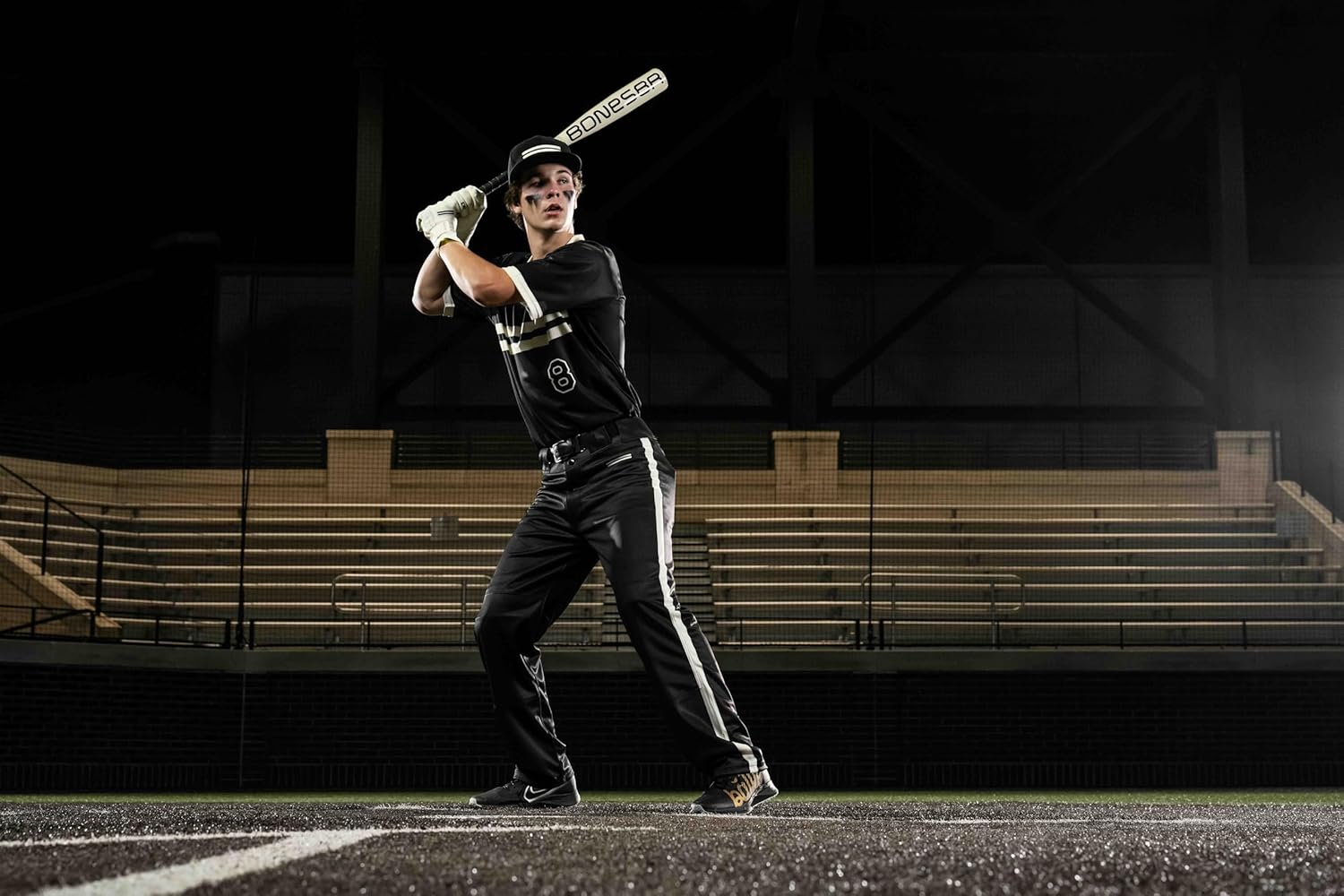 2025 Warstic Bonesaber Hybrid (-3) BBCOR Baseball Bat: MBBSRHB25WH