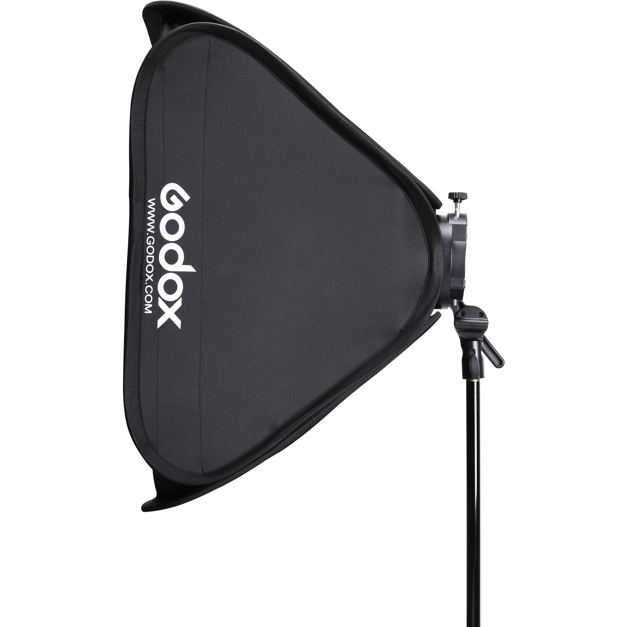 S2 Typ Bracket Bowens + Softbox 80 x 80 cm