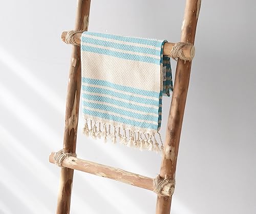 Vista 124 de Bazaar Anatolia Juego de 2 toallas de mano turcas para baño, 39 x 19 pulgadas, algodón, toallas de mano decorativas para cocina, té, yoga, cara