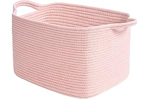 Goodpick Pink Rope Basket: Storage and Organization Solution
