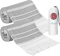 Vista 15 de Antfuny Toallas de playa turcas Esenciales para vacaciones Secado rápido Sin arena De gran tamaño Toalla de baño Piscina Natación Toalla extra