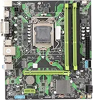 Placa-mãe de Computador LGA 1155, Placa-mãe para PC para Jogos B75 HM DDR3 6 Gbps Micro ATX, Suporte para Memória DDR3 NVME M.2 M.2 USB3.0 SATA3.0 PCIe X16, Placa-mãe ATX para