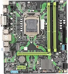 Placa-mãe de Computador LGA 1155, Placa-mãe para PC para Jogos B75 HM DDR3 6 Gbps Micro ATX, Suporte para Memória DDR3 NVME M.2 M.2 USB3.0 SATA3.0 PCIe X16, Placa-mãe ATX para