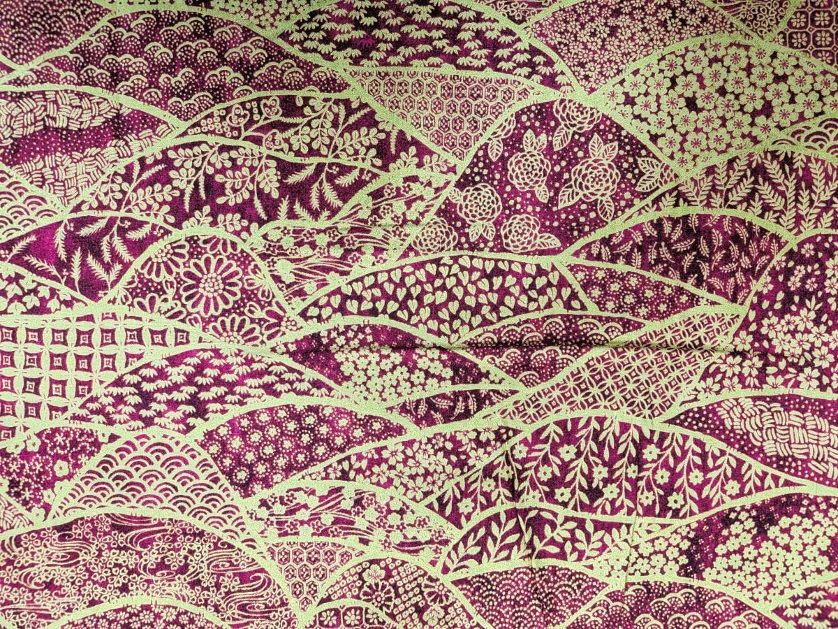 Material Maven Easy Quilt Kit Nine Patch Star Lily Burgandy & Brown/Precut/Ready to Sew!!, Multi Color, 69x69