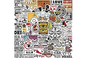 Diesel Mechanic Stickers for Toolbox