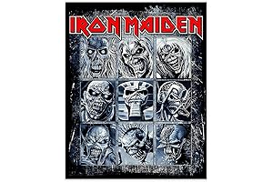the creating studio: Vintage Concert Poster - Iron Maiden: Iconic Rock Band...