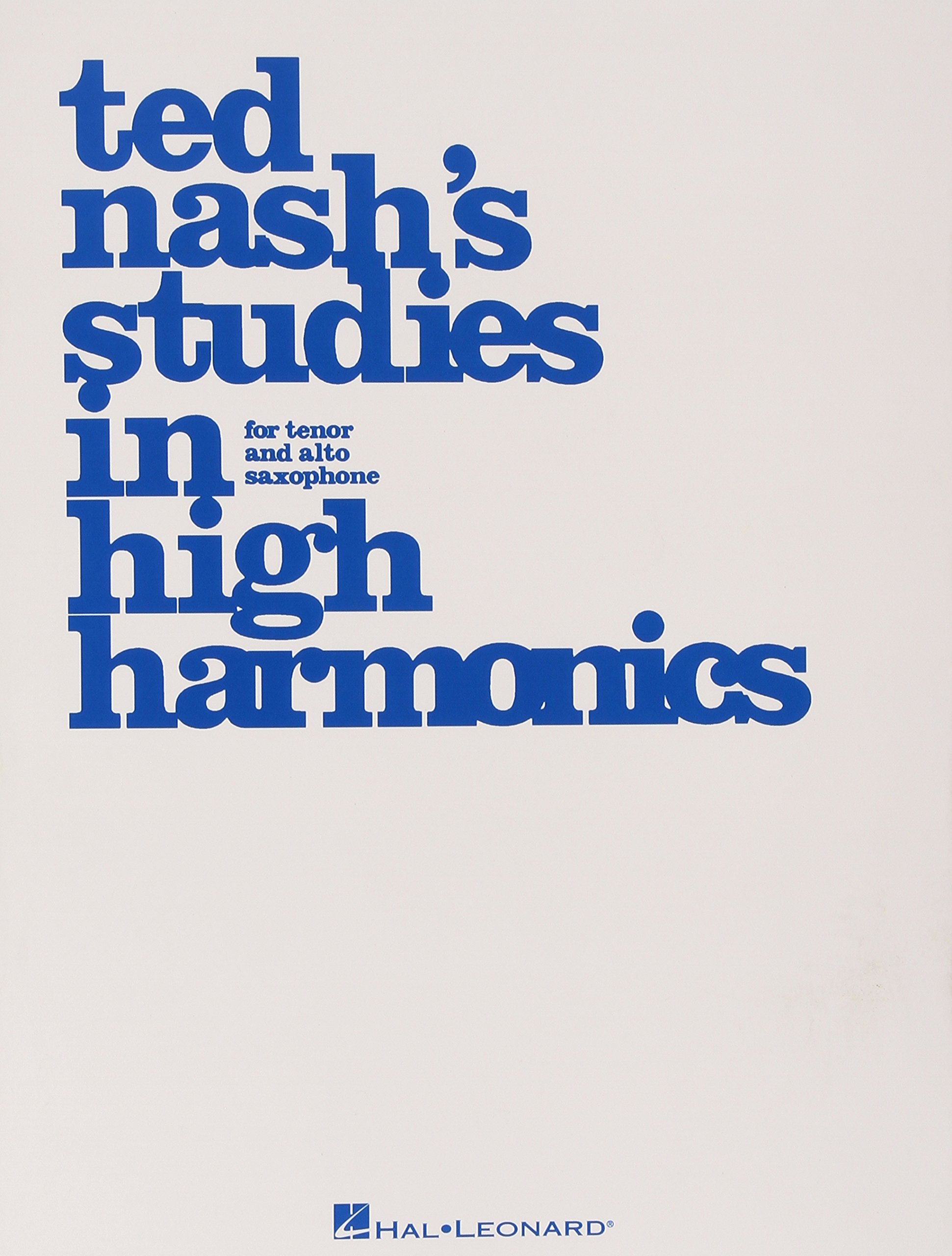 Ted Nash's Studies in High Harmonics