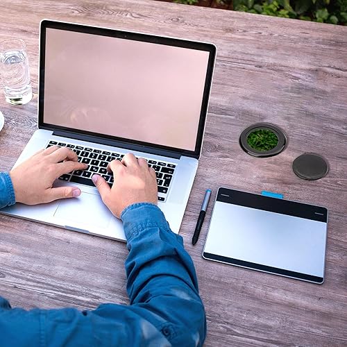 Miniatura 7 de PAGOW Cuña de cono de paraguas, soporte de base para sombrilla, enchufe de anillo de agujero de mesa de patio de 1.5 pulgadas para apertura de