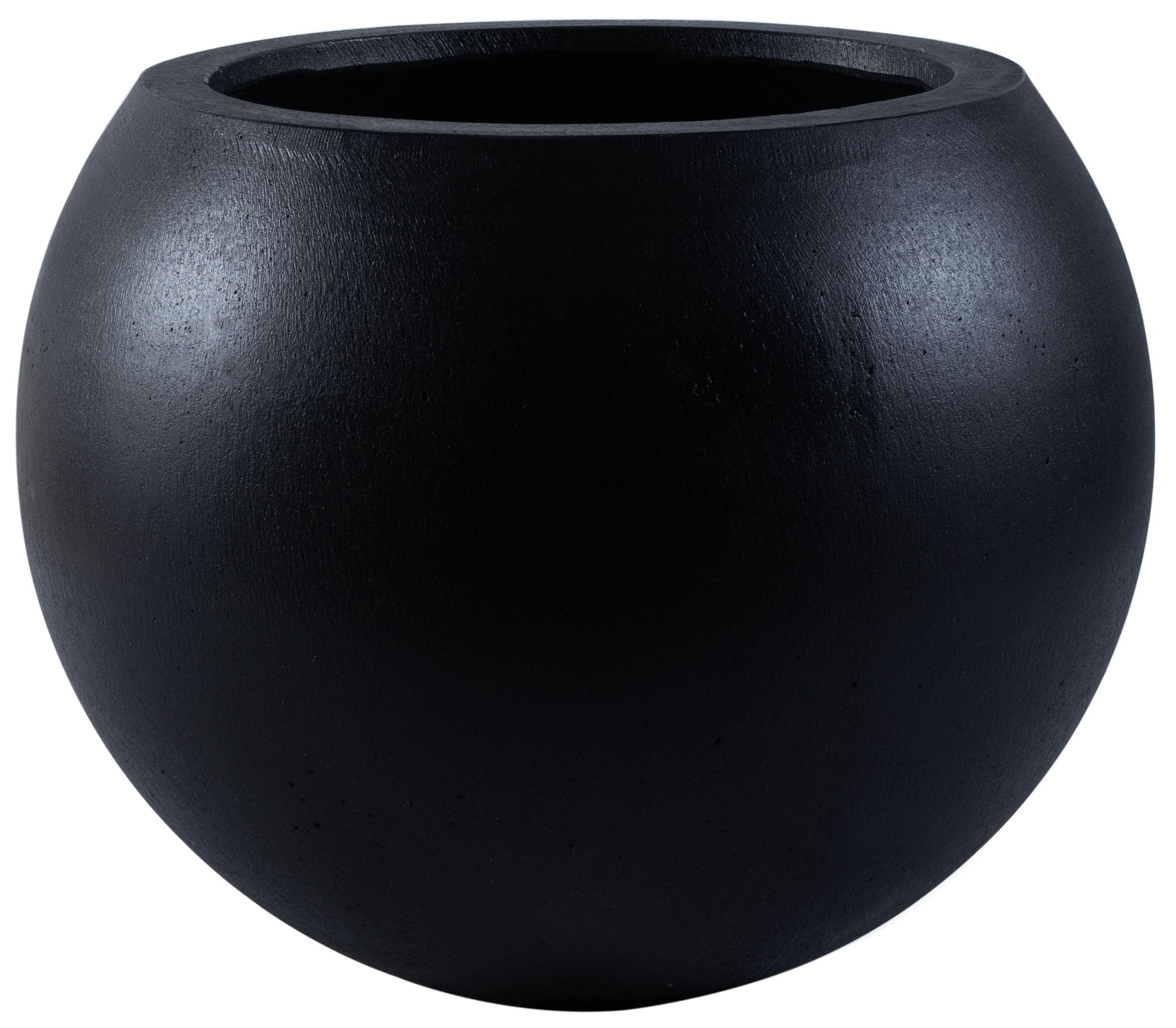 Jardinière en béton noire SAFAVIEH bac à fleurs carré 50x50x40