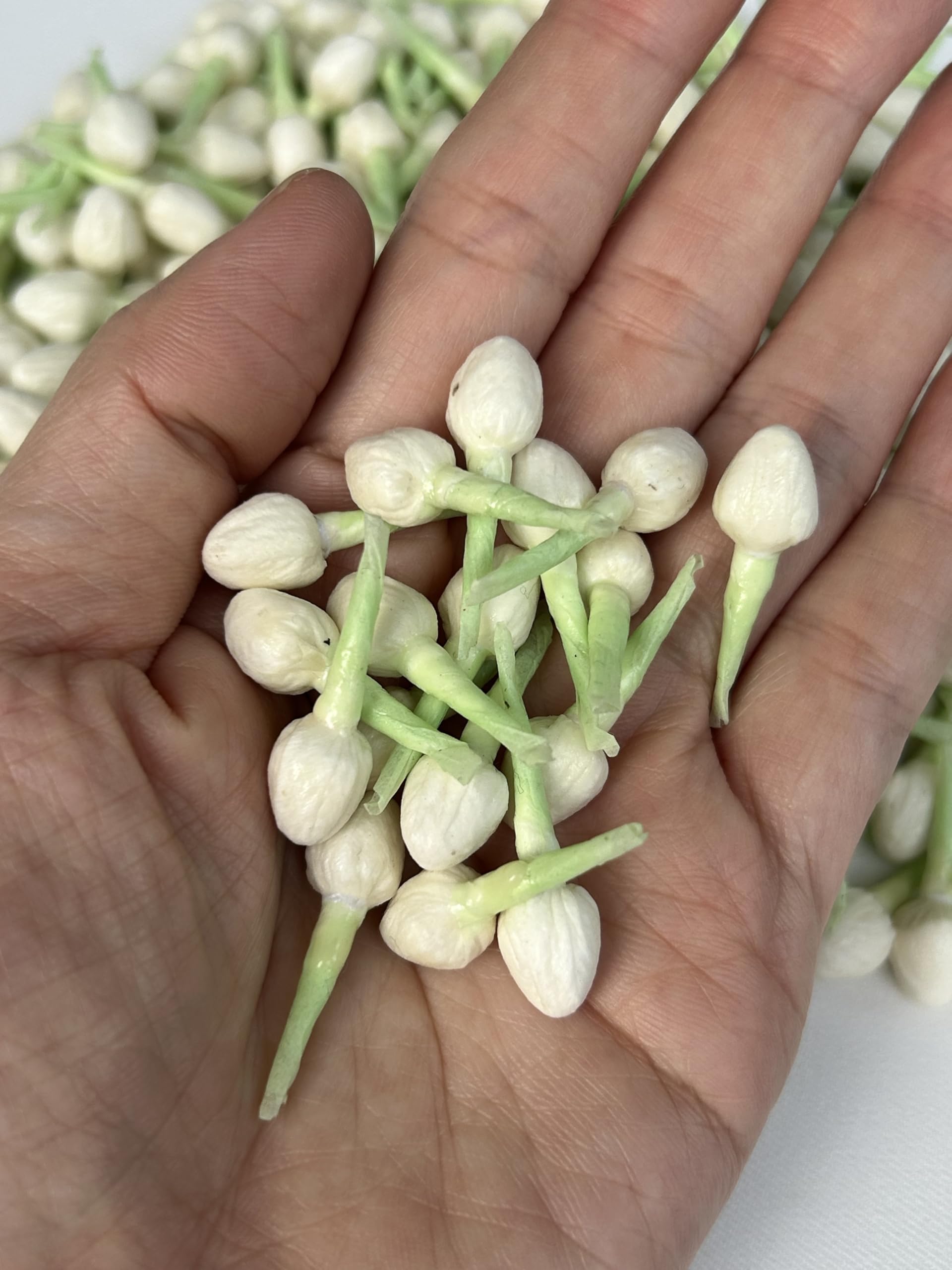 500 PCS Artificial Jasmine Tissue Paper Fake Flowers for Making Garland Craft Supplied