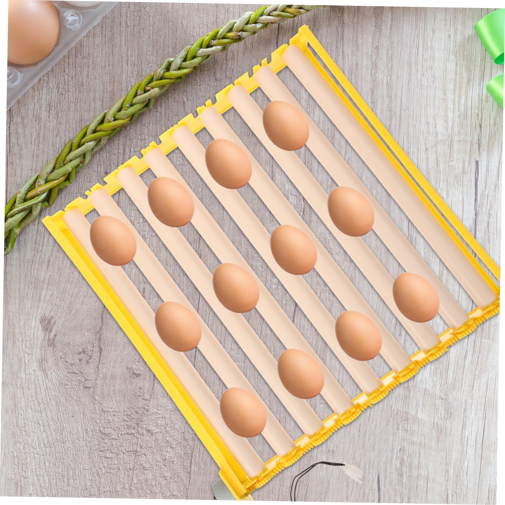 Incubatrice Automatica Per Uova Di Gallina e Vassoio Rotante Automatico Da 56 Uova Accessorio Per Incubazione Domestica Materiale Resistente All'usura