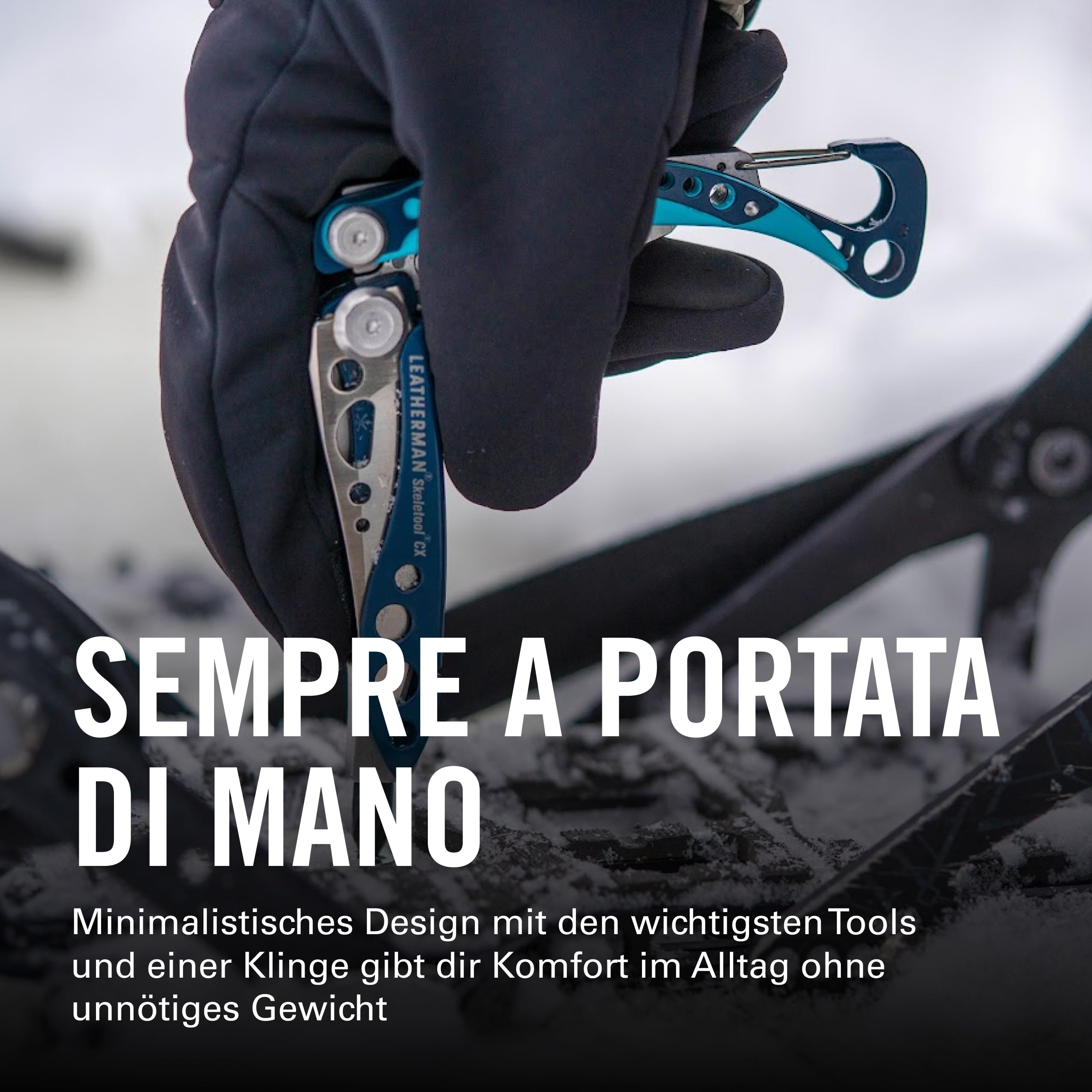 Leatherman Skeletool CX - Multiutensile 7-in-1 per il Campeggio e la Sopravvivenza - Acciaio Inossidabile, Verde