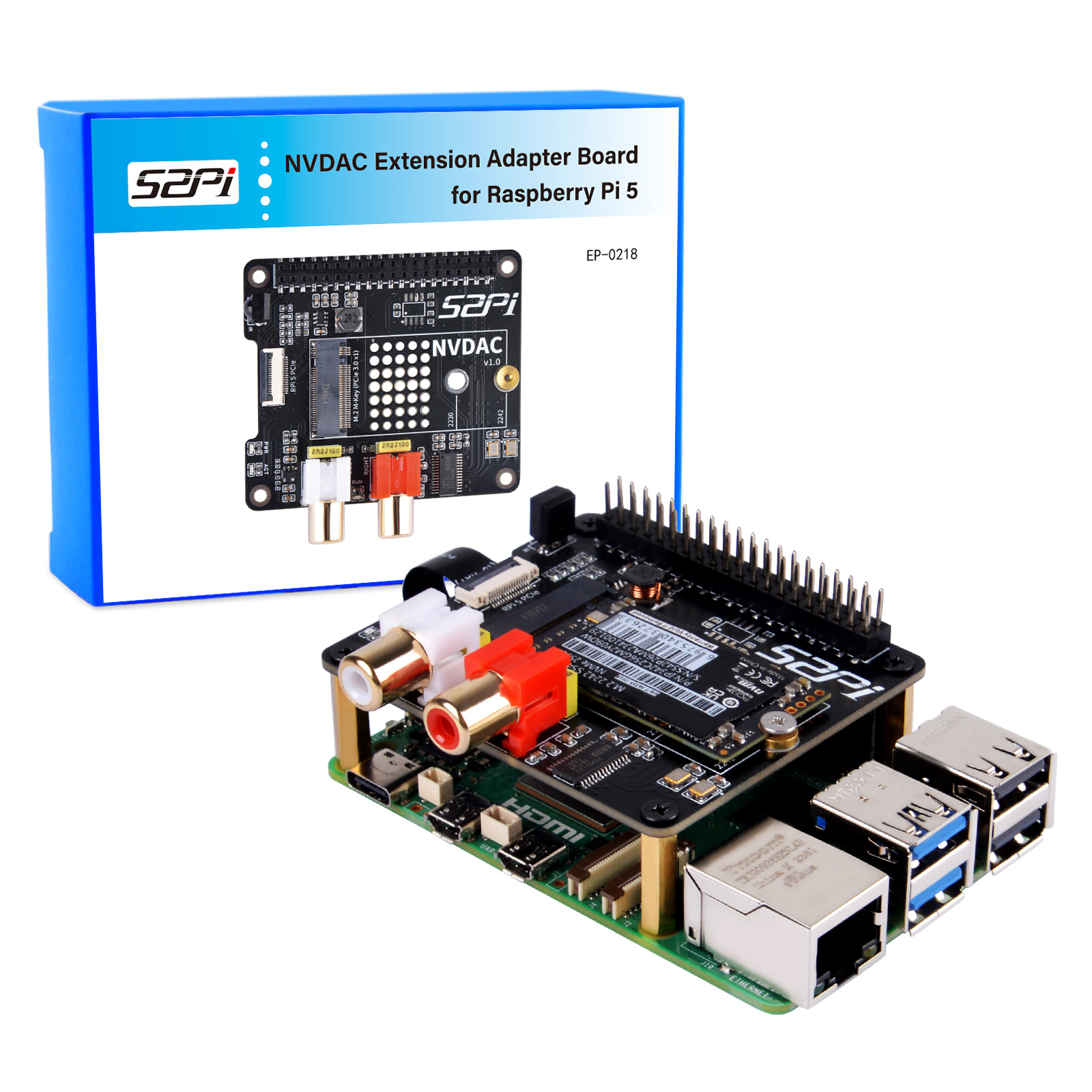 Amazon.co.jp: GeeekPi HiFi DAC Hat、Raspberry Pi 5用PCIeからNVMe