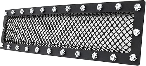 Miniatura 3 de Automotive 46-0744 Rejilla de parachoques de malla de alambre de acero inoxidable negro (Ford F-150 Evolution)