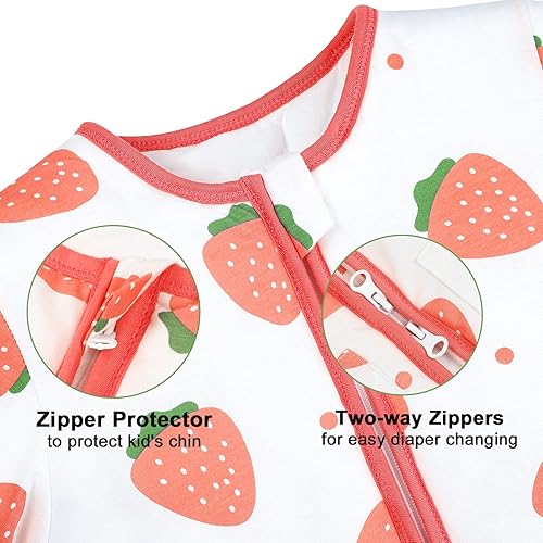 Miniatura 5 de MooMoo Baby Sleep Sack with Feet 2.5 Tog Toddler Sleeping Sack for Winter Warm Wearable Blanket for Baby Cotton