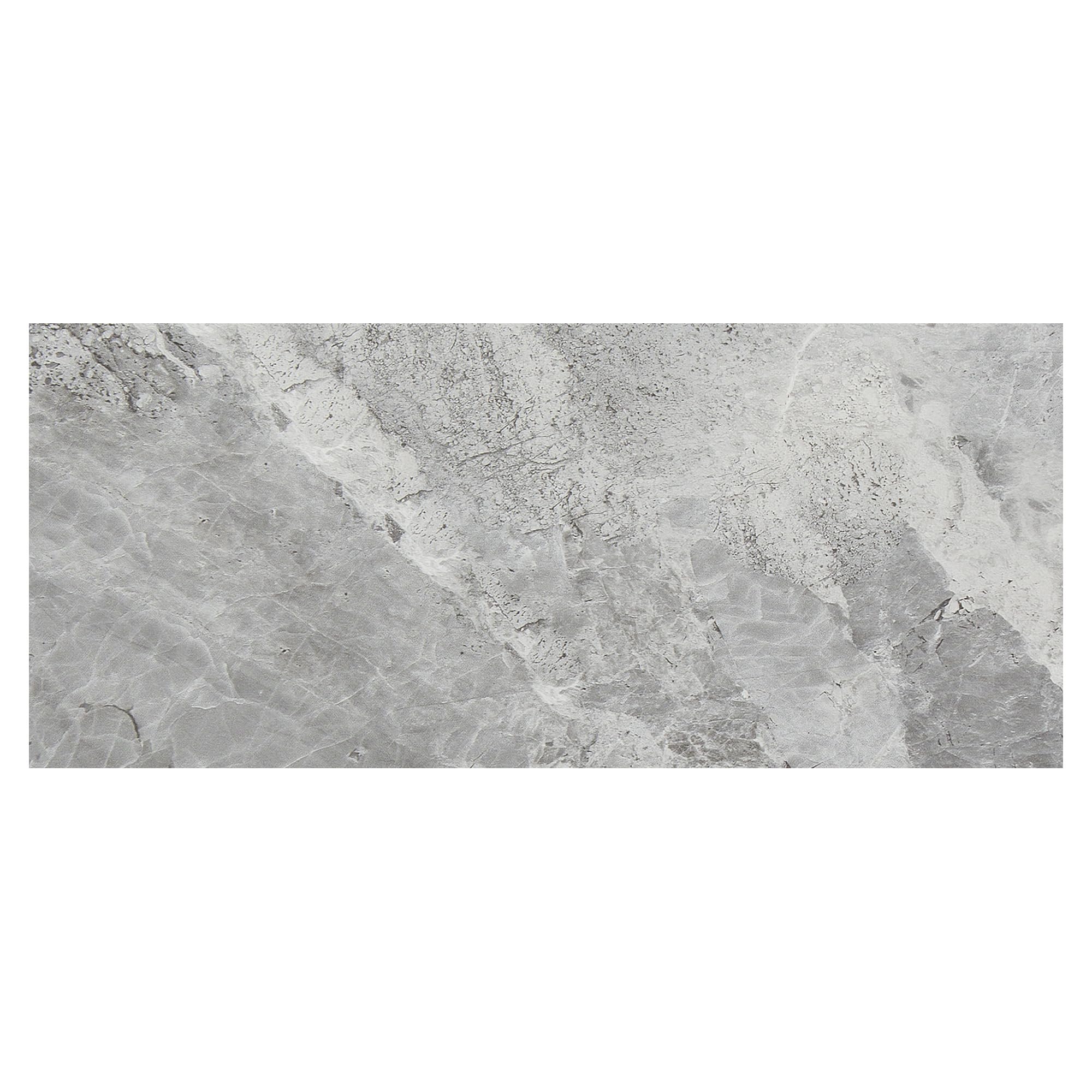 Palisade 4.5 in. x 11 in. Tile Shower and Tub Surround Sample in Silver Lake