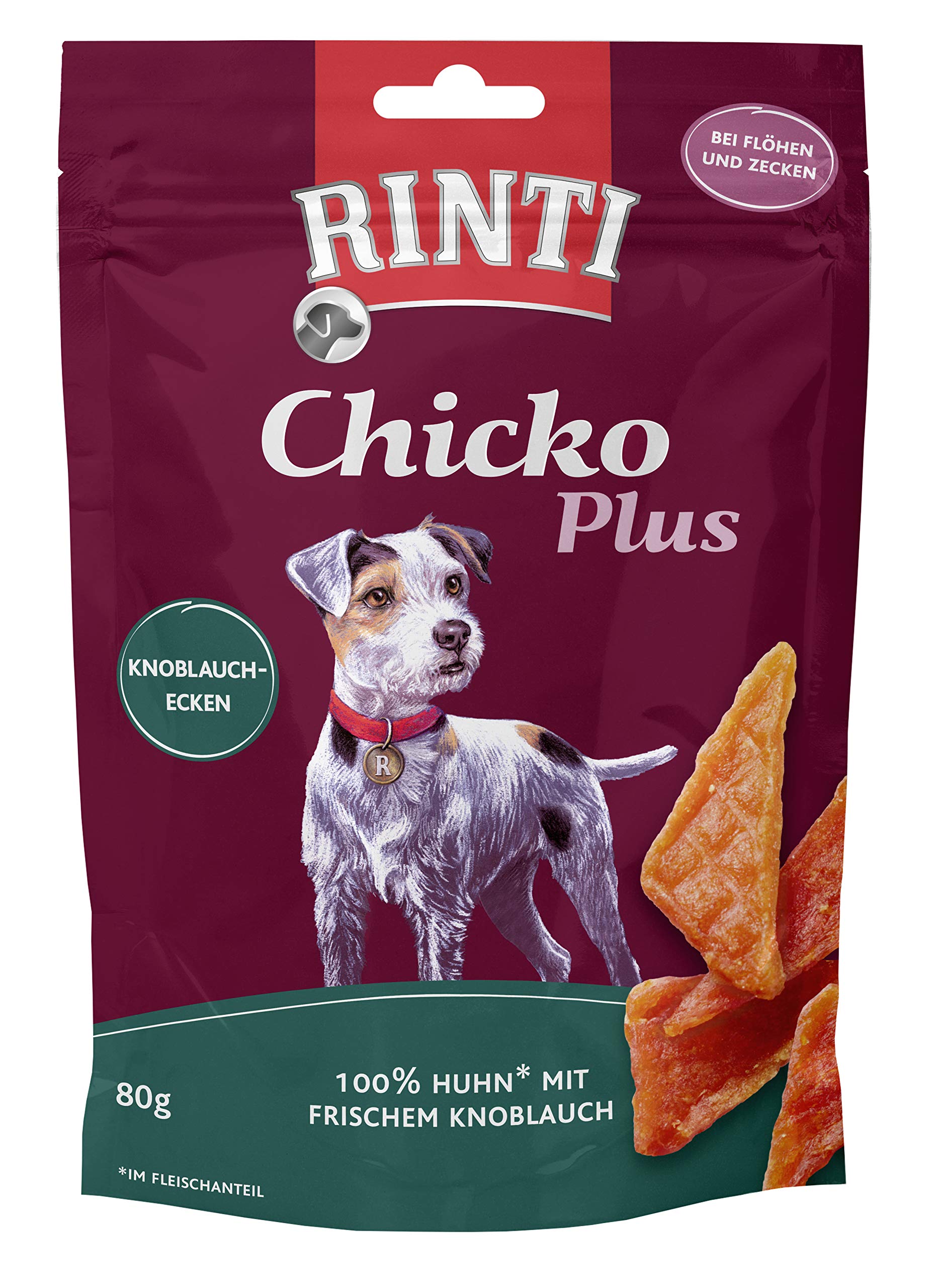 RINTI Chicko Plus Knoblauchecken mit Huhn 12x80g