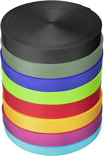 Miniatura 8 de Correa de nailon de 1.5 pulgadas, correa de nailon resistente de 12 yardas, correa de nailon duradera para equipos de interiores o exteriores,