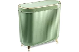 Retro Bathroom Trash Can